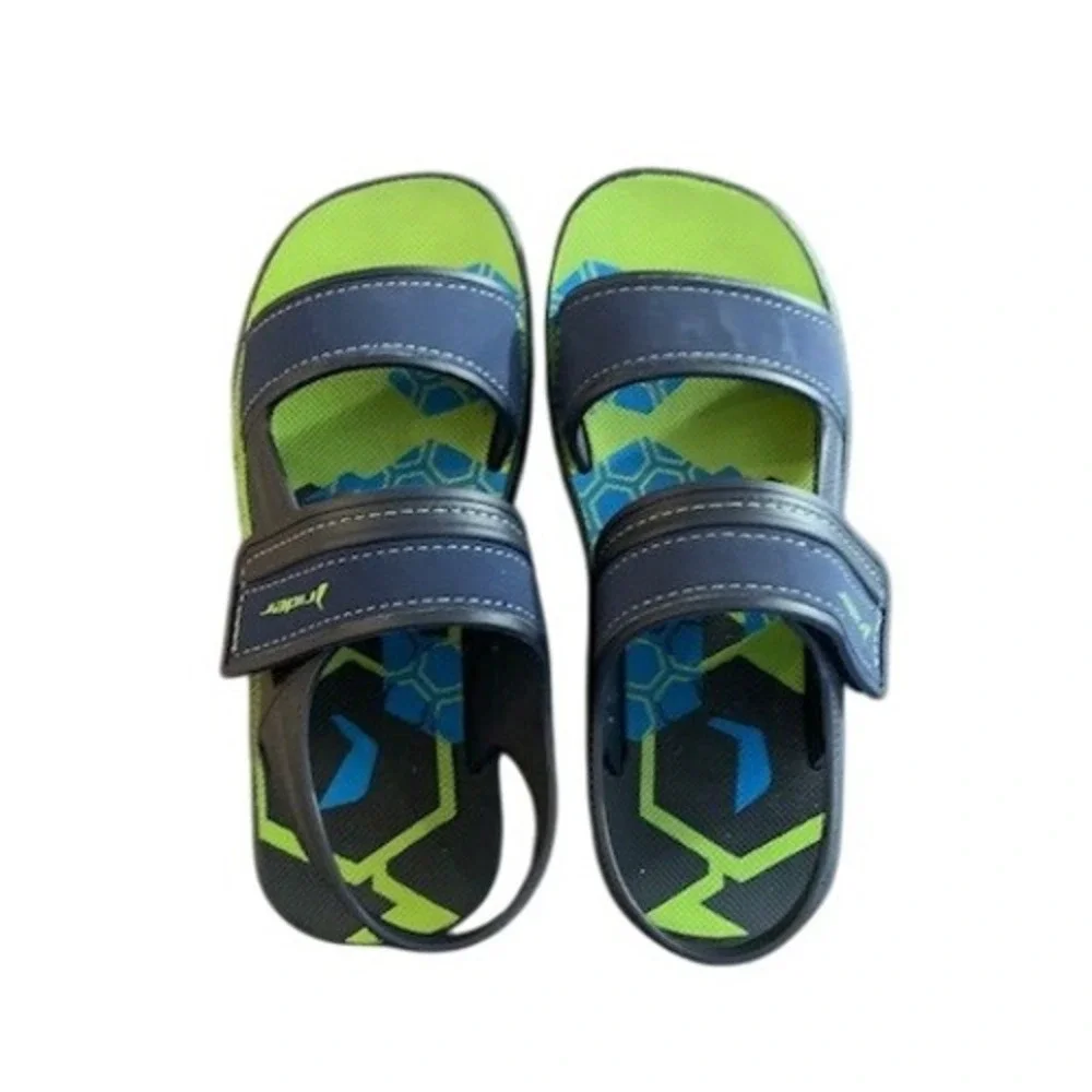 Rider Kids Blue Sport Sandals Velcro Strap‎ Outdoor Water Shoes Boys Size 2/3